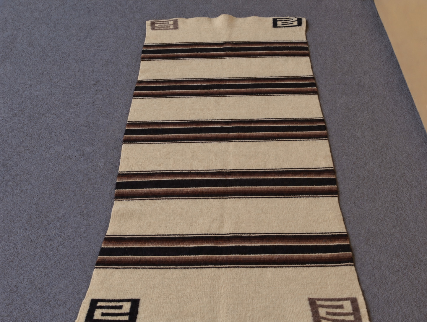 Navajo Double Saddle Blanket Circa 1920-1950