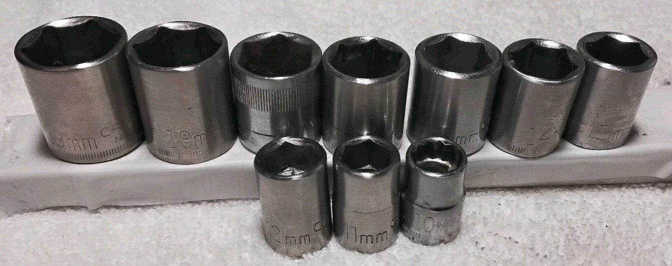 10pc CRAFTSMAN 3/8 10pc CRAFTSMAN 3/8