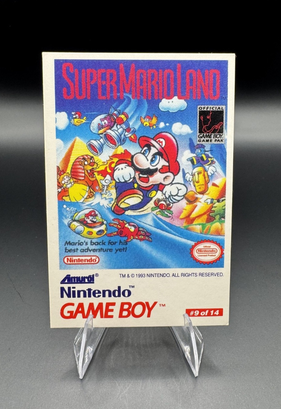 1993 Nintendo Game Boy Super Mario Land #9 of 14 Tip Card Amurol