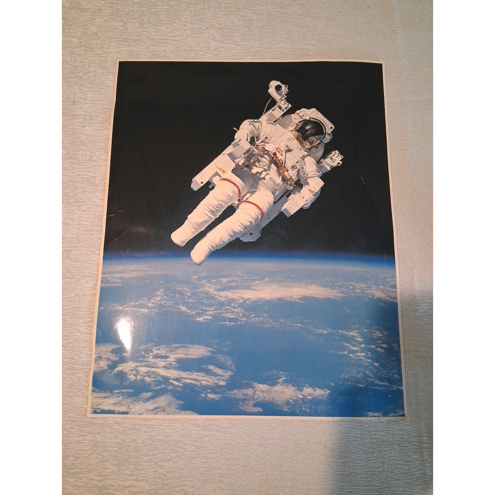 Vtg 1980s NASA Space Shuttle Collection Poster Kimball Concepts F-038 16x20 MMU