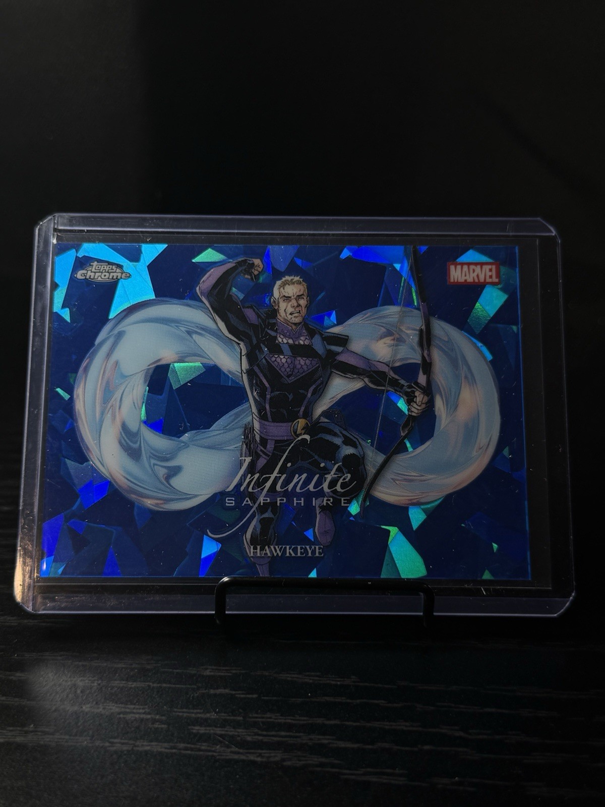 Topps 2026 Topps Chrome Marvel Comics Hawkeye Infinite Sapphire Insert #IS-06