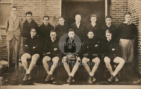 Newport, Rhode Island RI Rogers High School Basketball Champions, 1930-1931 RPPC Newport, Rhode Island RI Rogers High School Basketball Champions, 1930-1931 RPPC