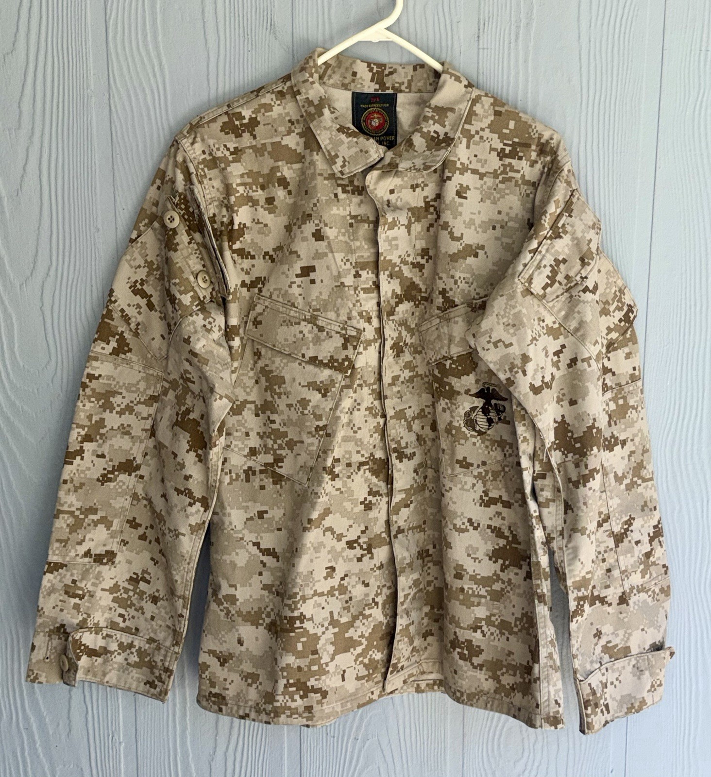 USMC DESERT MARPAT BLOUSE, GI SURPLUS, 39S, 2004 ISSUE