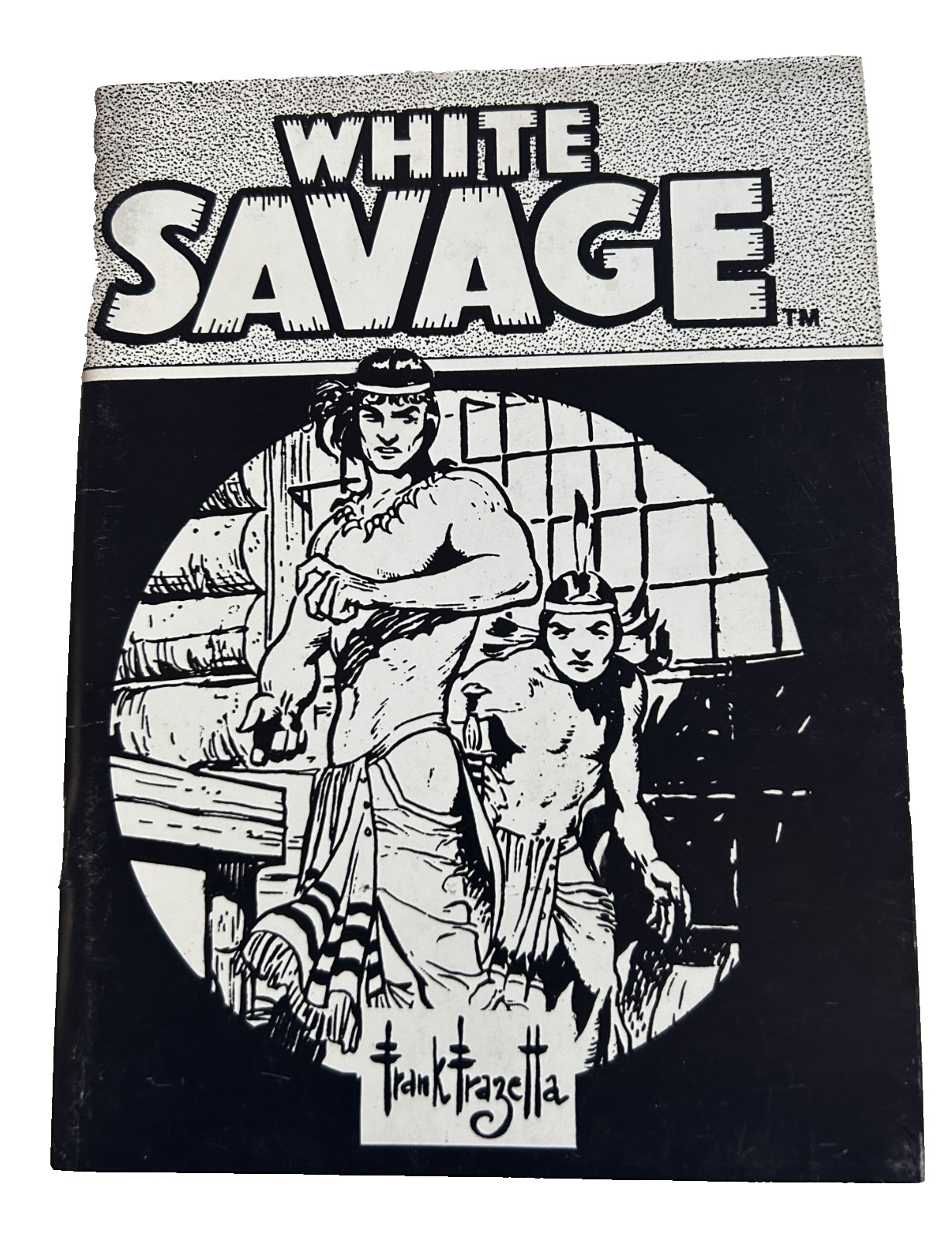 FRANK FRAZETTA\'S  WHITE SAVAGE -  1970 - RARE ASHCAN COMIC - 