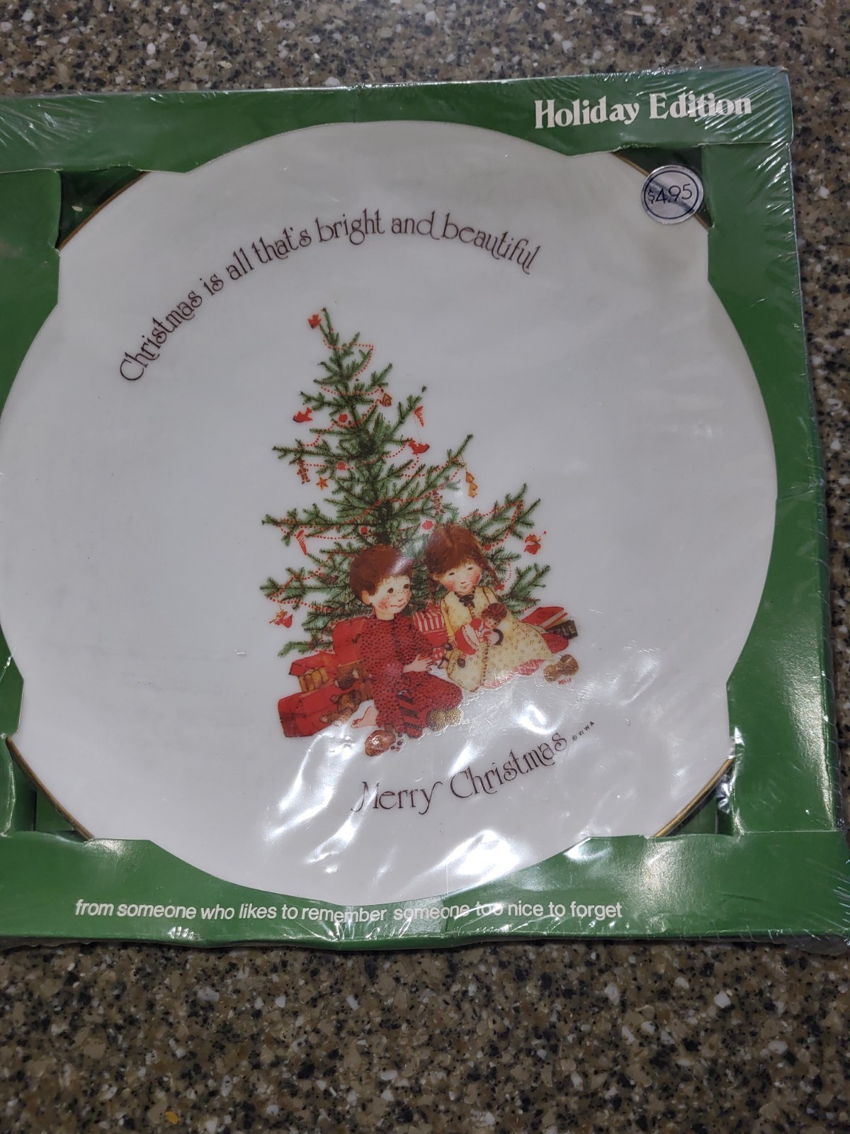 American Greetings Decorative Holly Hobbie Plate NOS