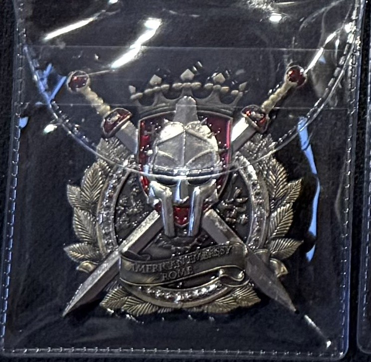 Marine Security Guard Detachment MSG Challenge Coin Rome