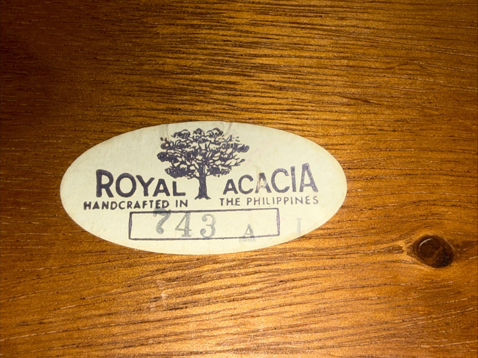 Royal Acacia Monkey Pod Wood Serving Tray Royal Acacia Monkey Pod Wood Serving Tray
