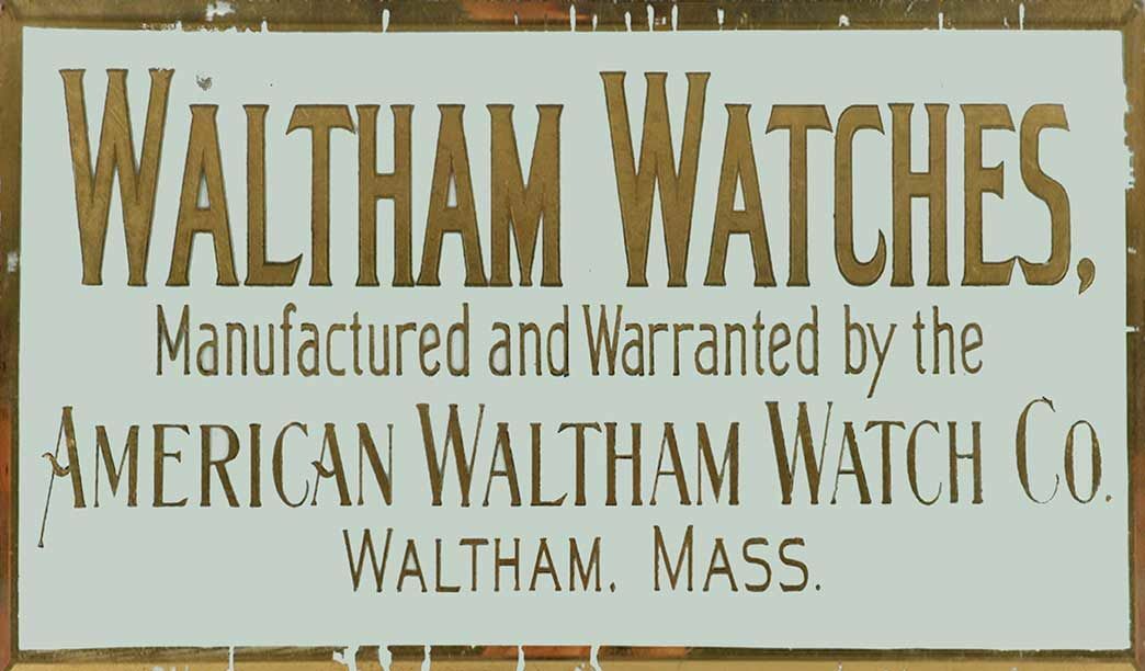 WALTHAM WATCHES MASSACHUSETTS 14\ WALTHAM WATCHES MASSACHUSETTS 14\