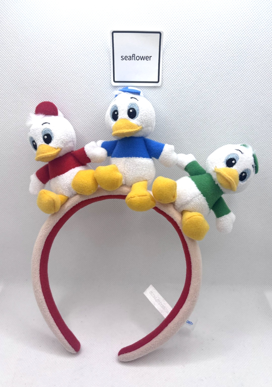 Tokyo Disney Resort Huey Dewey Louie Plush  HeadBand Donald Duck