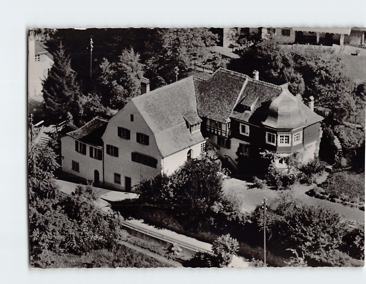 Postcard Aerial View of the Historic Houses