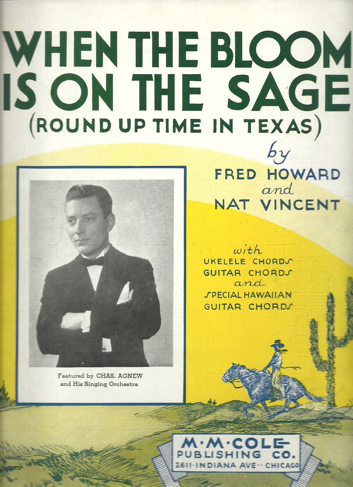 1935 Sheet Music When the Bloom Is on the Sage – Western & Cowboy Memorabilia 1935 Sheet Music When the Bloom Is on the Sage – Western & Cowboy Memorabilia