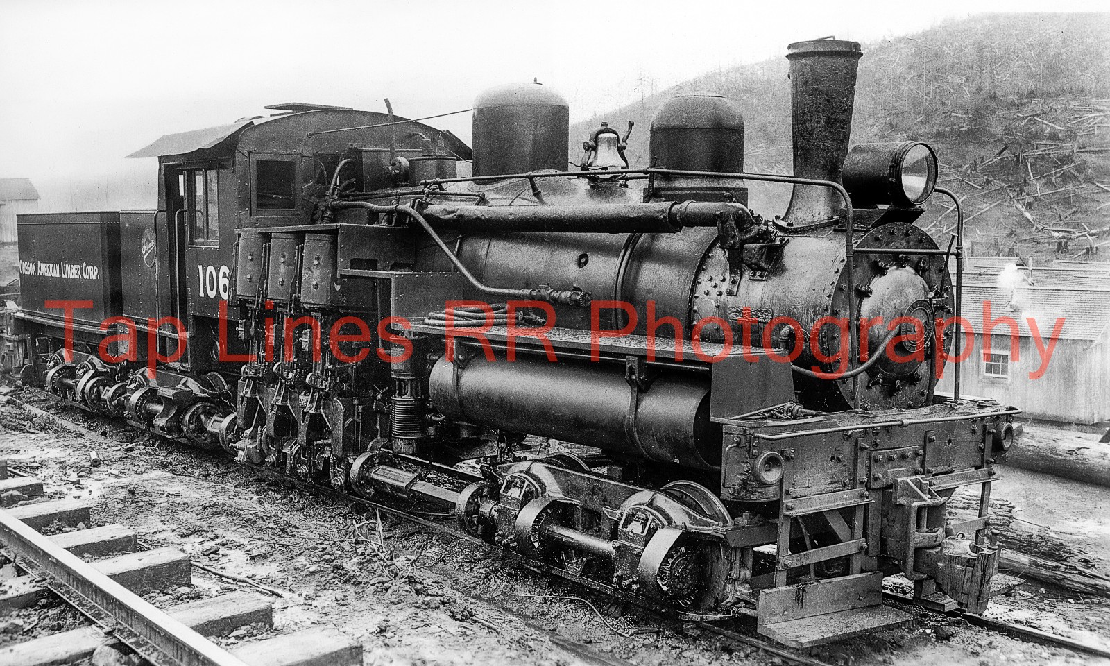 Oregon American Lumber 106 Camp Olson OR 3-15-1953 D S Richter  New 5x8 Photo