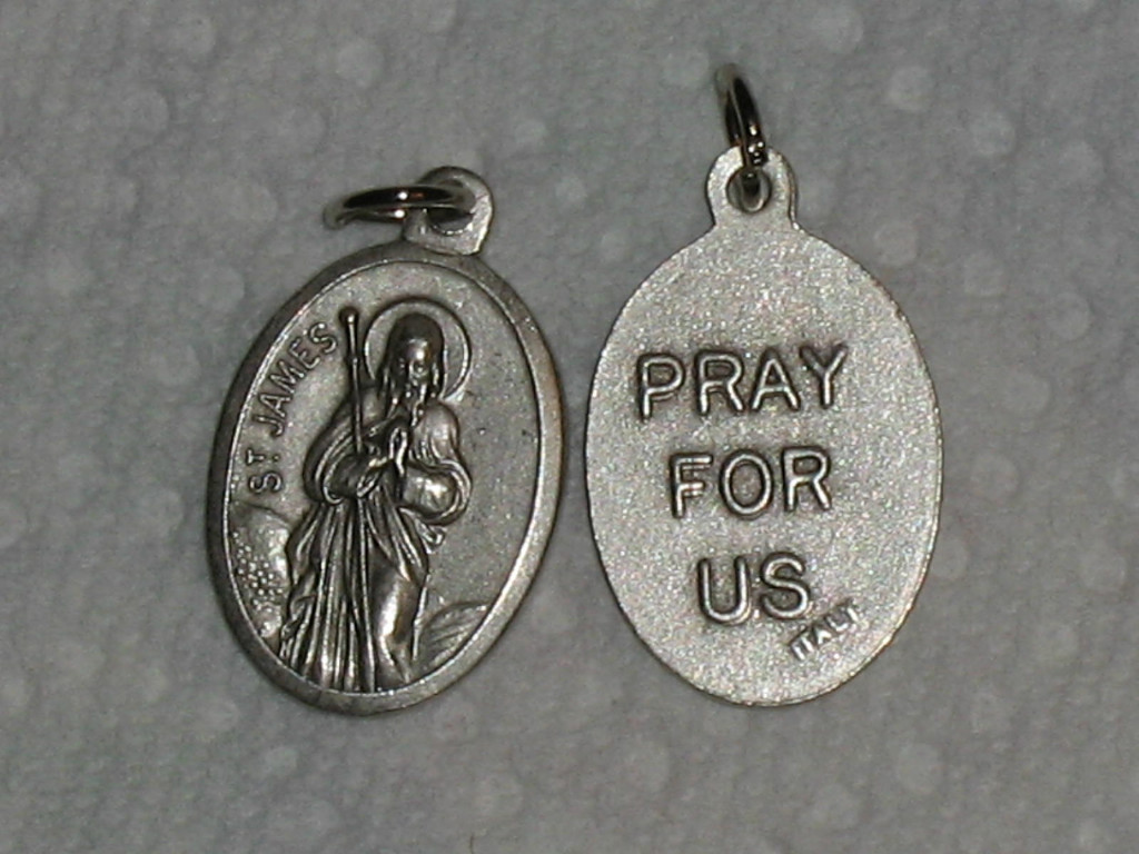 St. / Saint James Medal / Charm