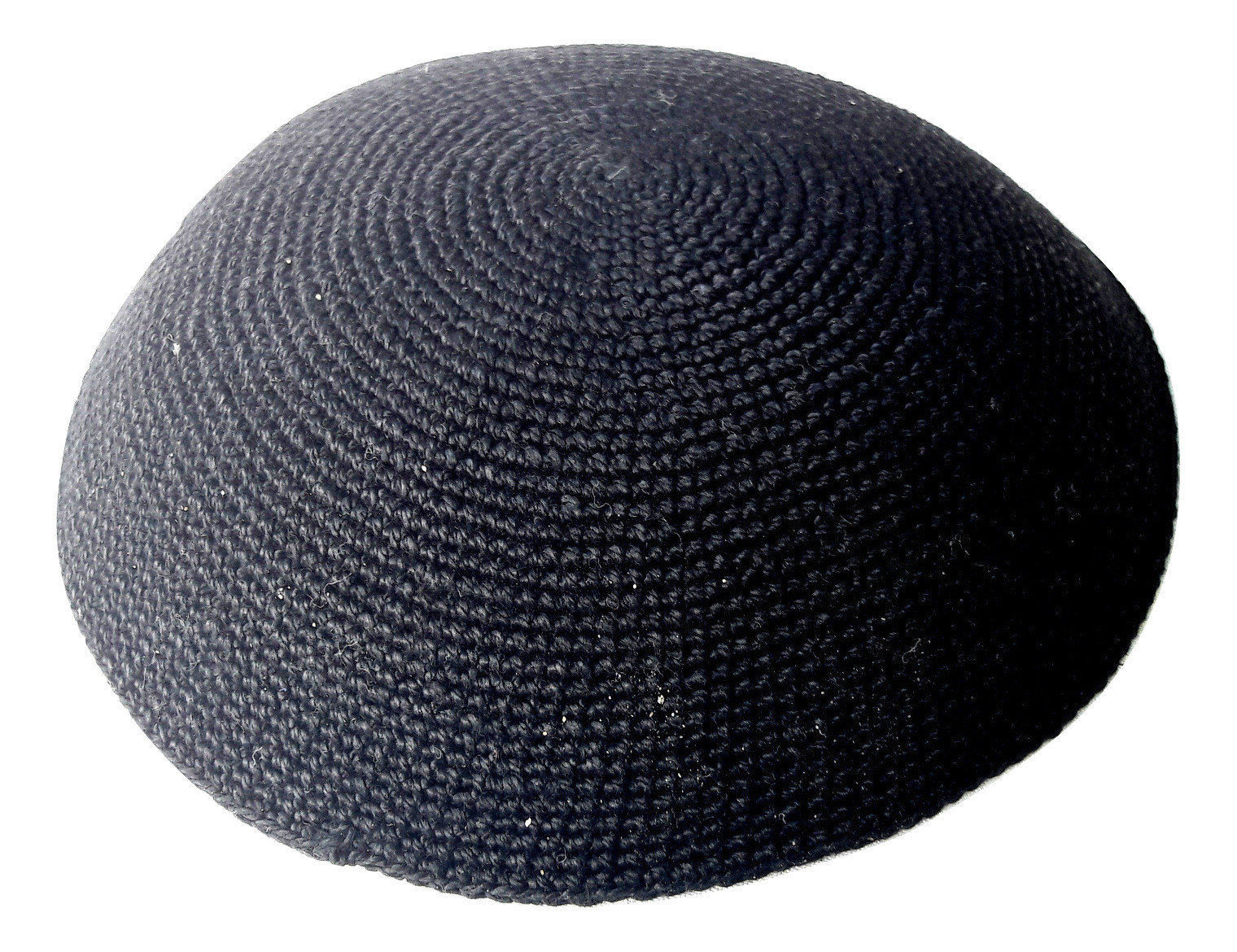 H.Quality Hand Made Knitted Jewish Kippah Yarmulke Kippas Made Israel. Black