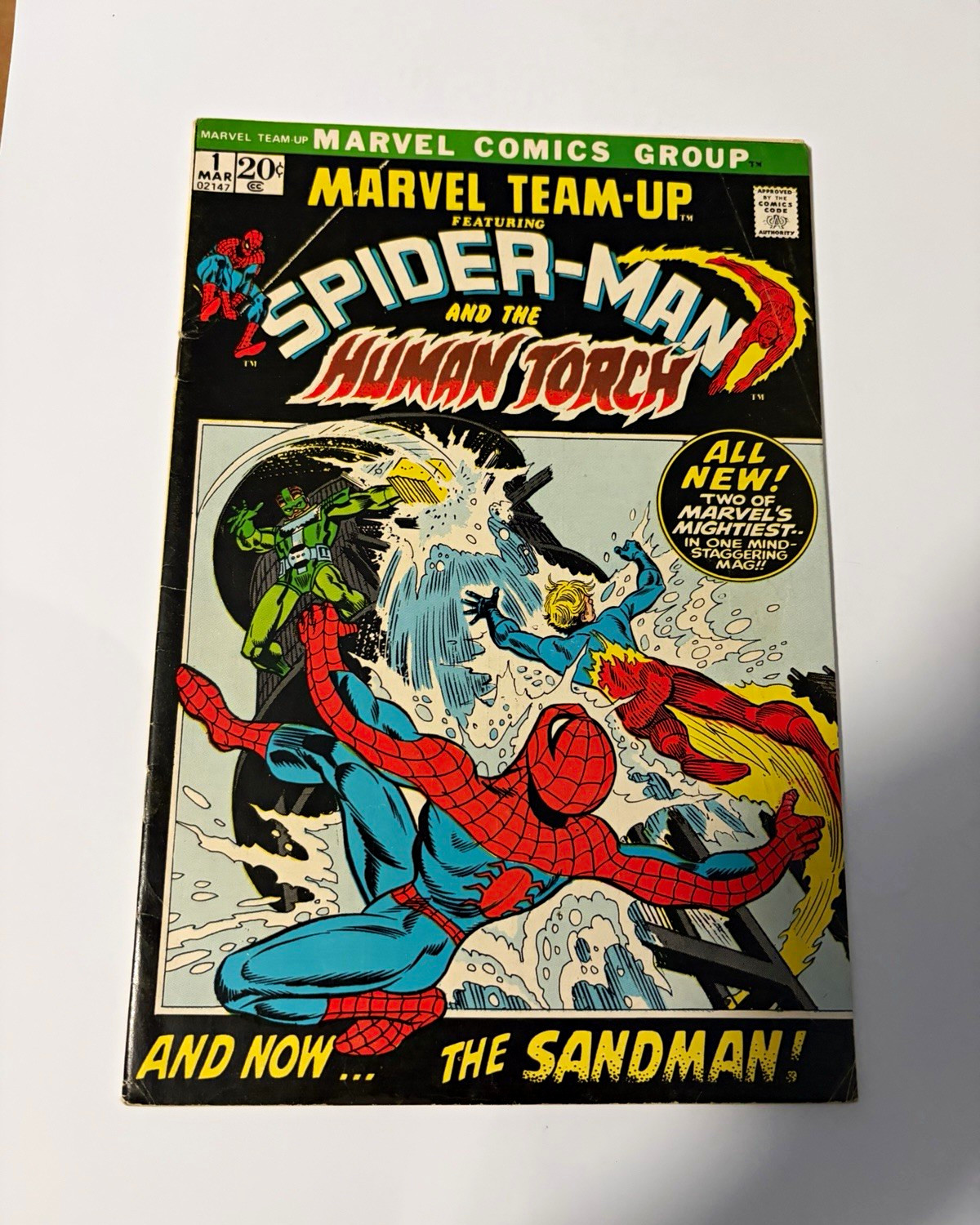 Marvel Team-Up #1 (Marvel Comics 1972) Spider-Man/Human Torch Thomas/Kane