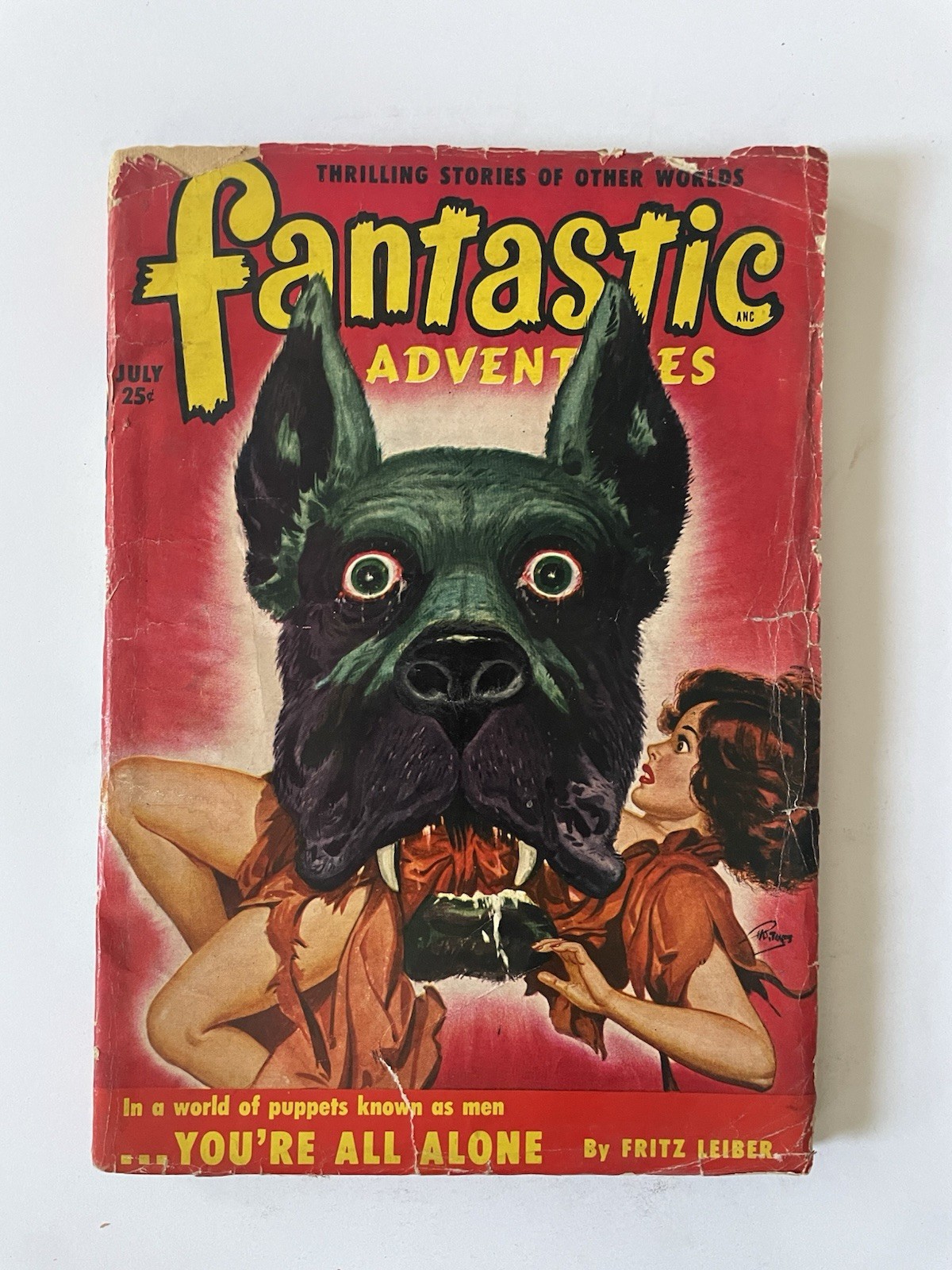 Fantastic Adventures 7 Vol 12 Very Good- Vg- 3.5 1950 Ziff Davis Publication