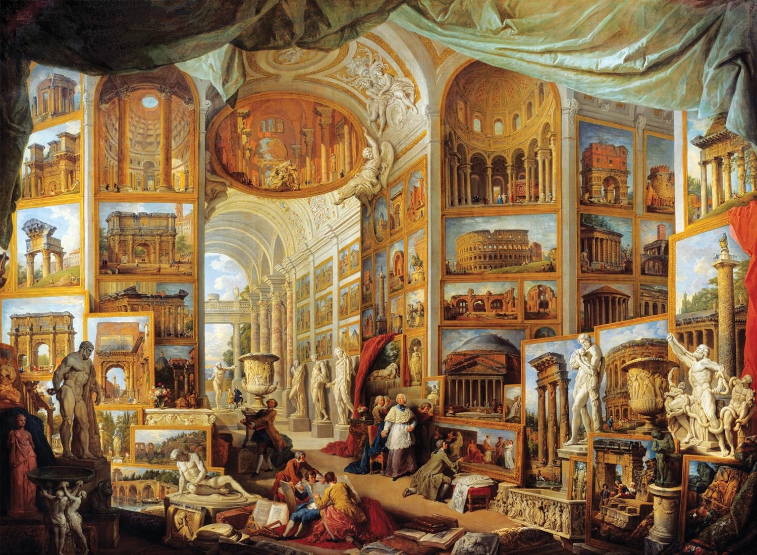 Anatolian Puzzle – Interior of Imaginary Picture Gallery, 1000 Pieces #1172