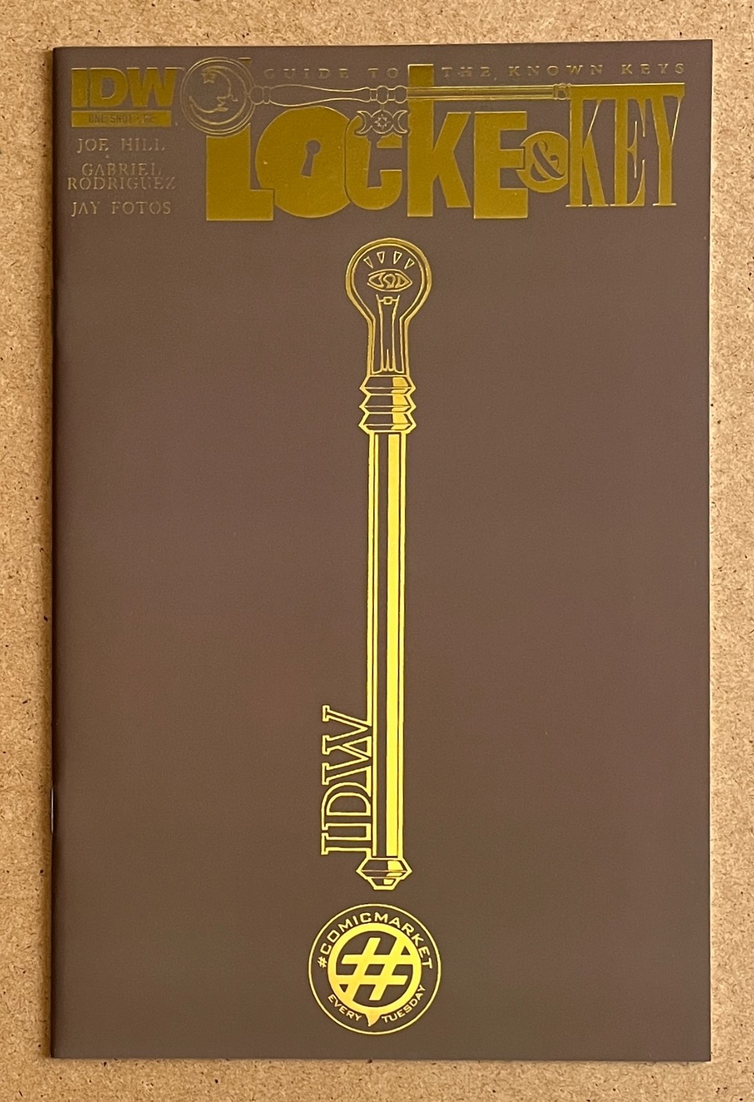 LOCKE & KEY: GUIDE TO THE KNOWN KEYS #1 ComicMarket Exclusive Variant (IDW 2011)