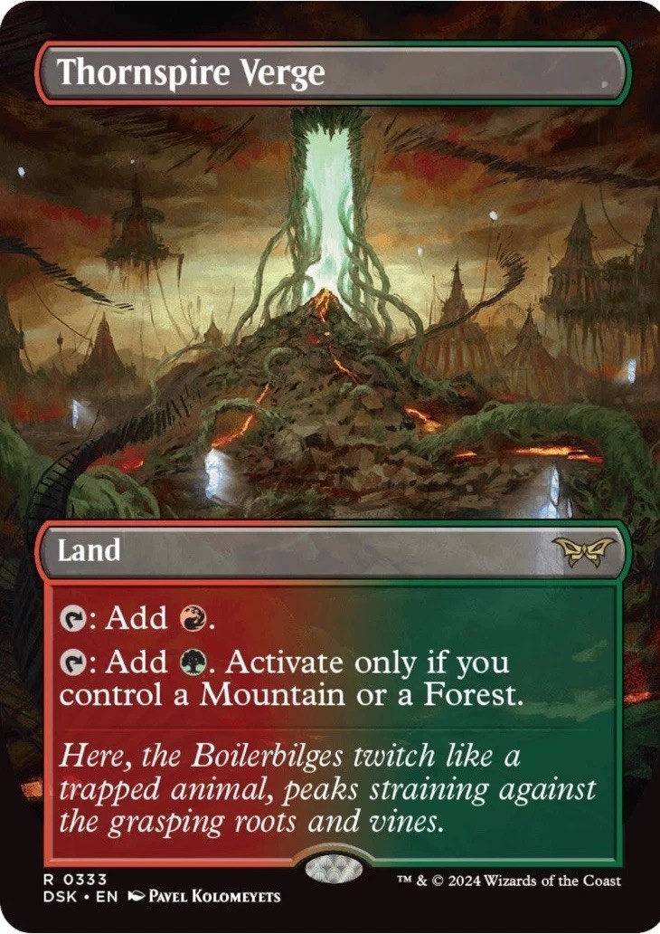 [MTG] Thornspire Verge (Borderless) (0333) (DSK) NM