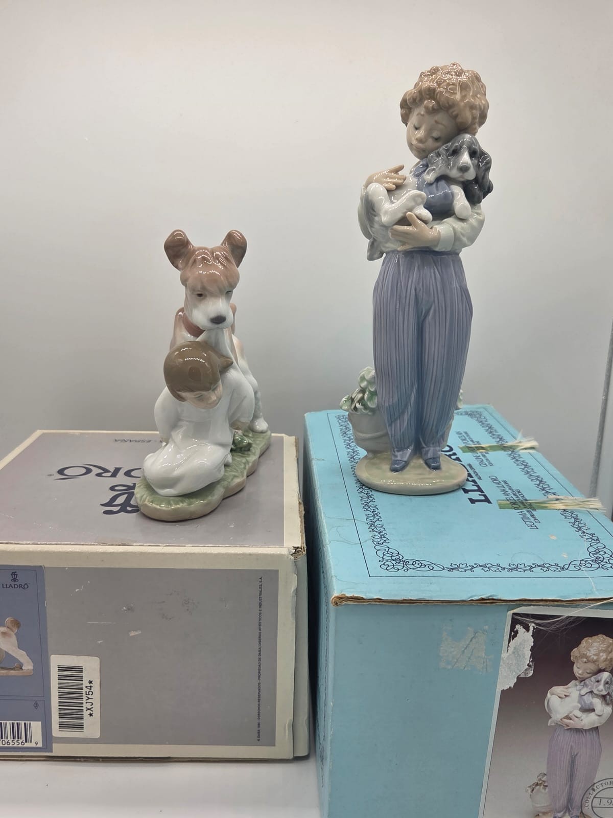 Lladro Figurine Lot 6556 Safe and Sound+7609 My Buddy Dog Original Box – Spain
