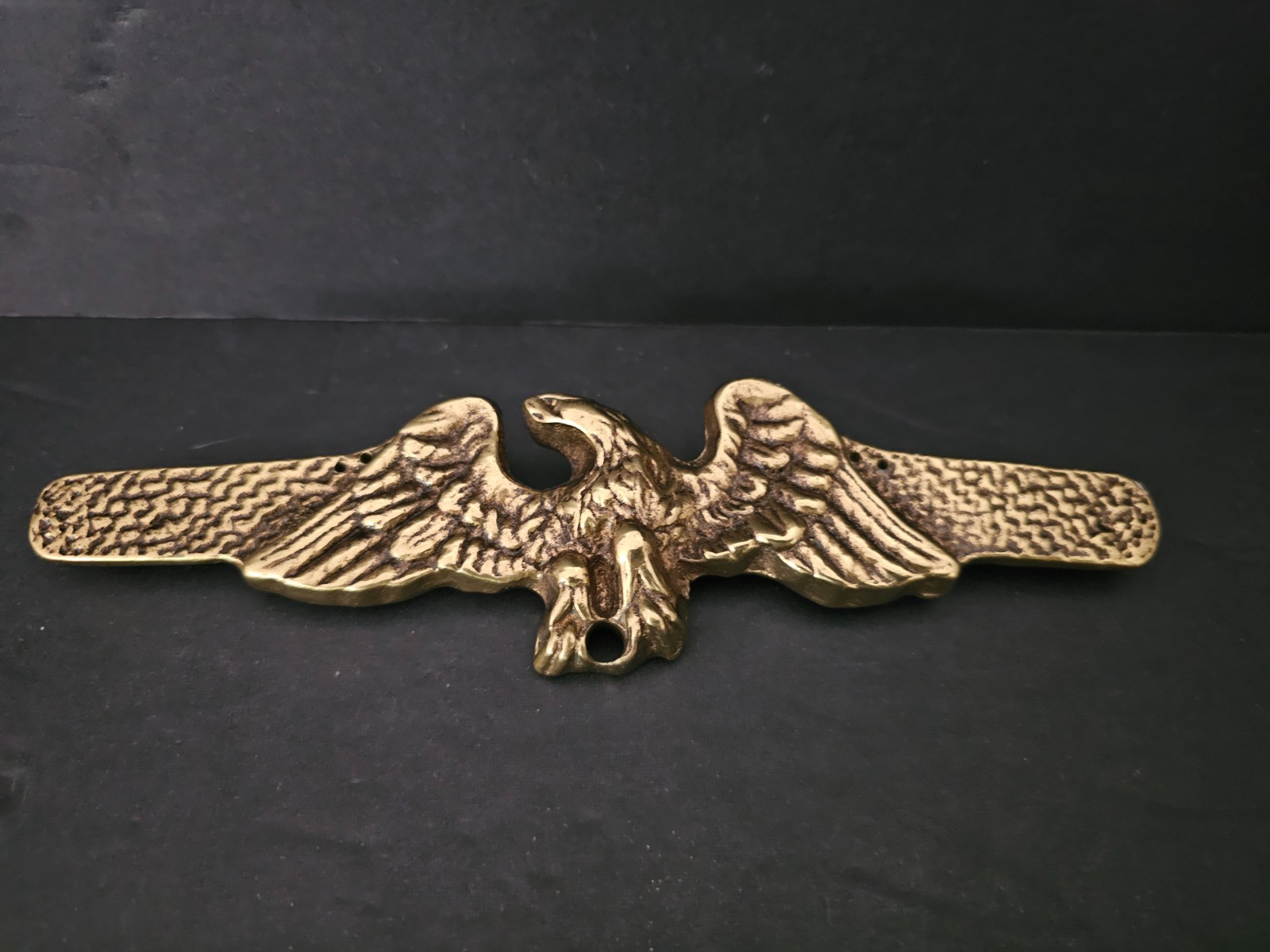 Vintage Americana Federal Brass Eagle Display - 7.5\