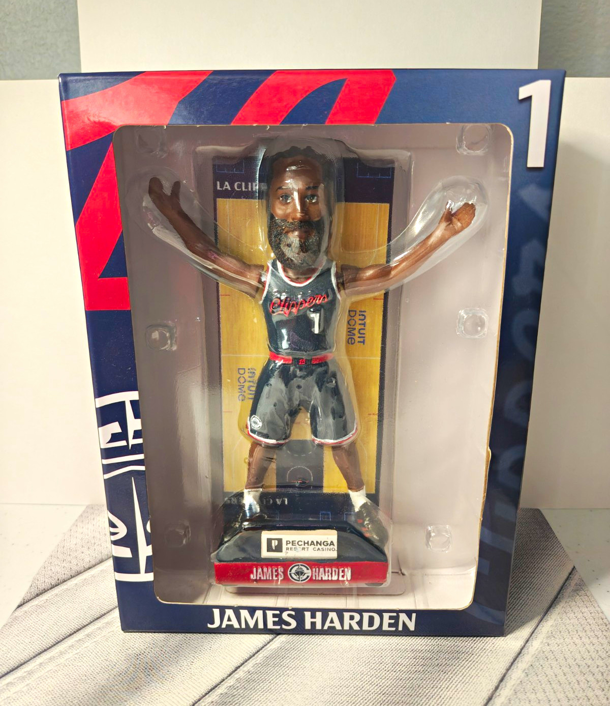 James Harden Bobblehead Pechanga Casino NBA Clippers Basketball 2023 *UNOPENED