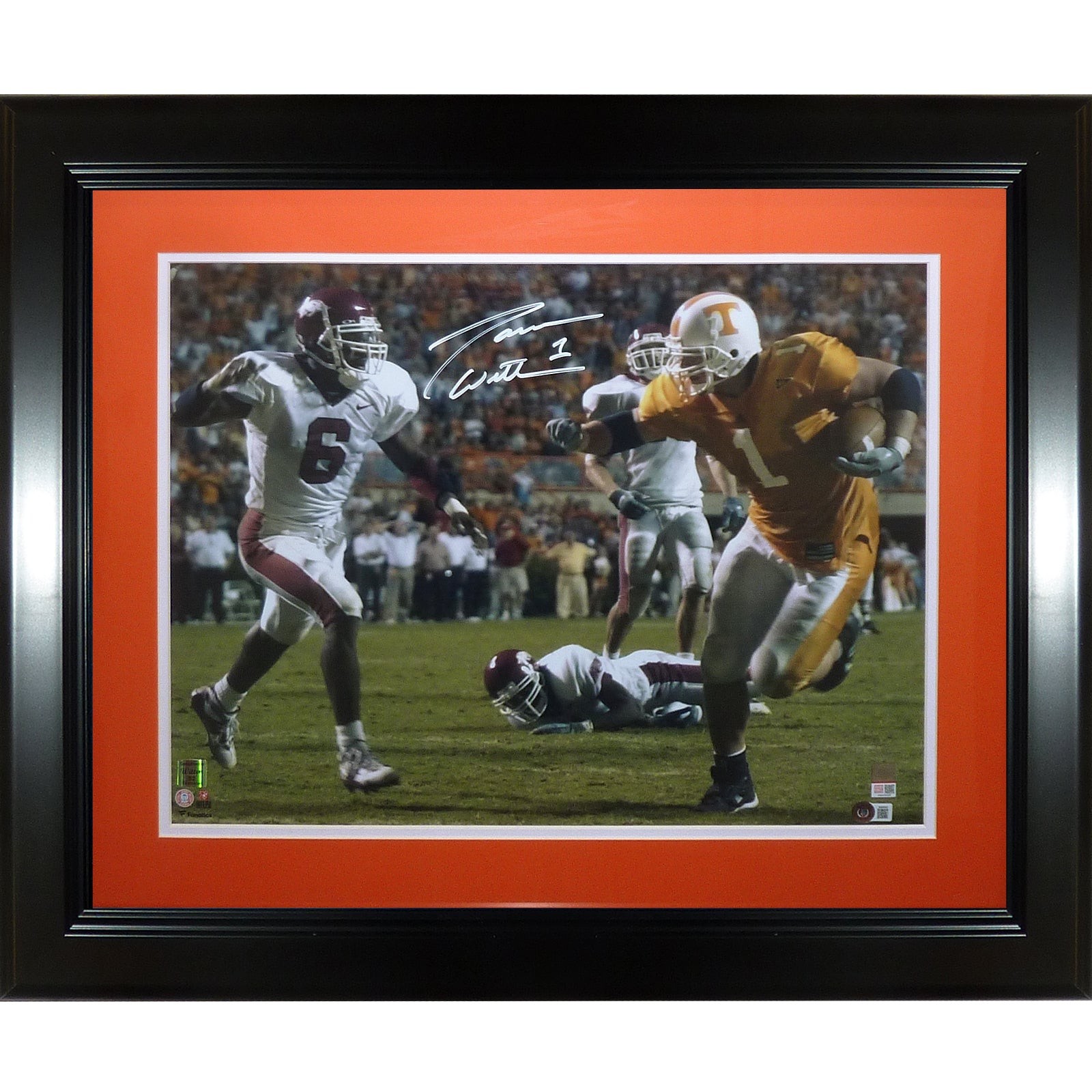 Jason Witten Autographed Tennessee Volunteers Deluxe Framed 16x20 Photo - Becket