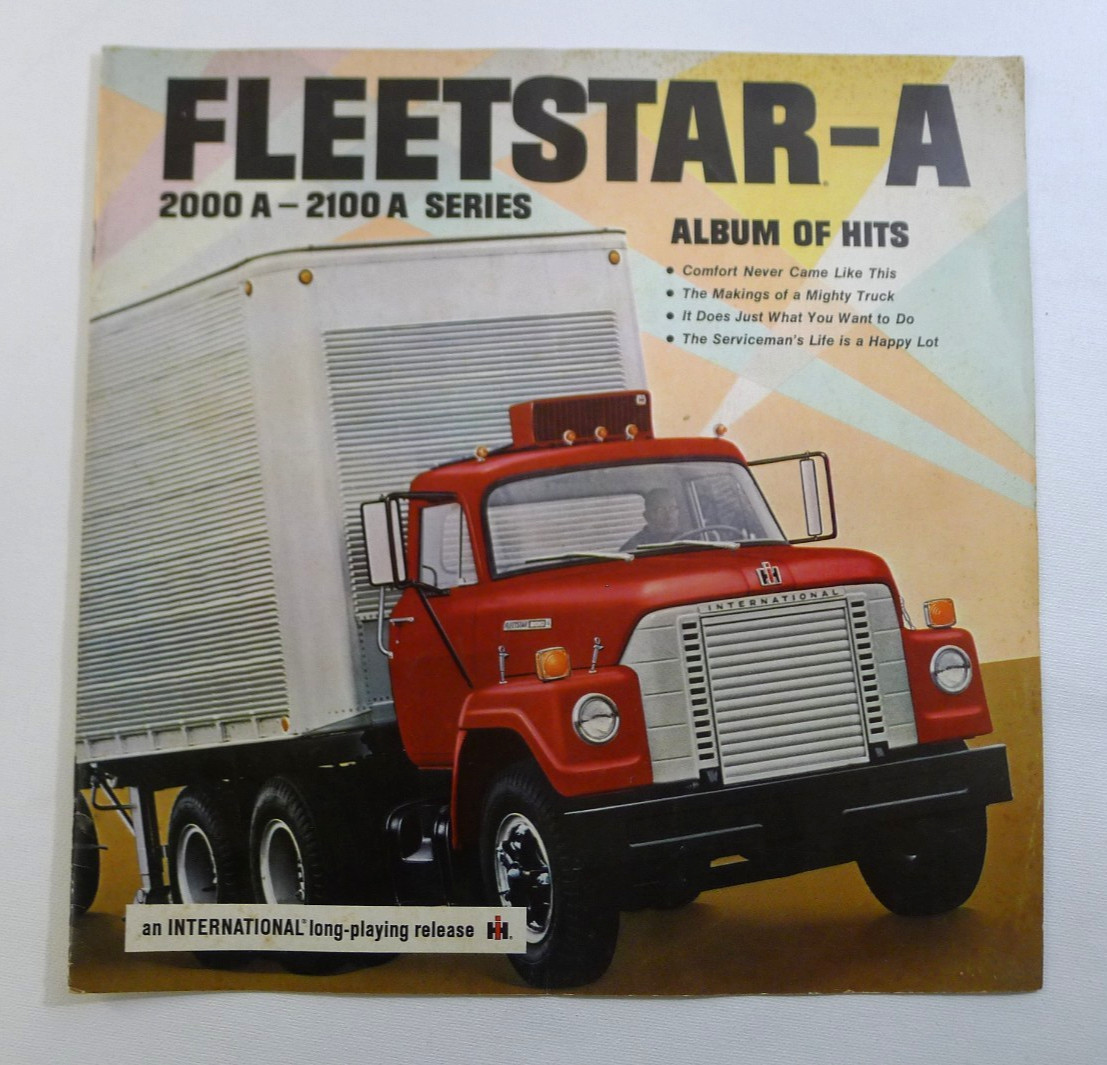 Original 1970 INTERNATIONAL FLEETSTAR-A Truck Sales BROCHURE
