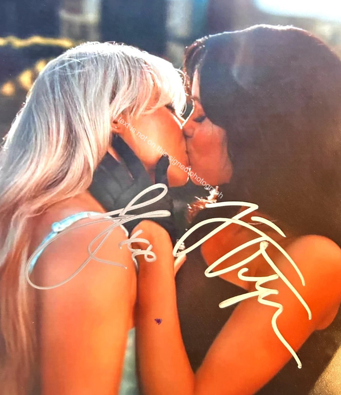 Jenna Ortega Sabrina Carpenter Signed Autograph 8x10 Photo Actress Singer HD250