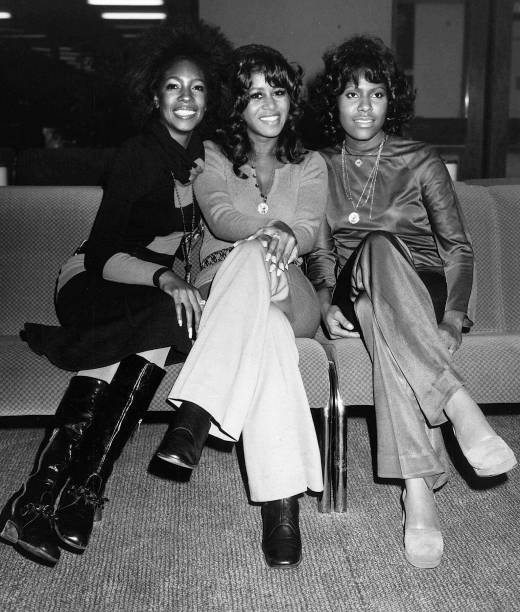The Supremes Tuesday 9th of November 1971 girl singing group arriv- Old Photo