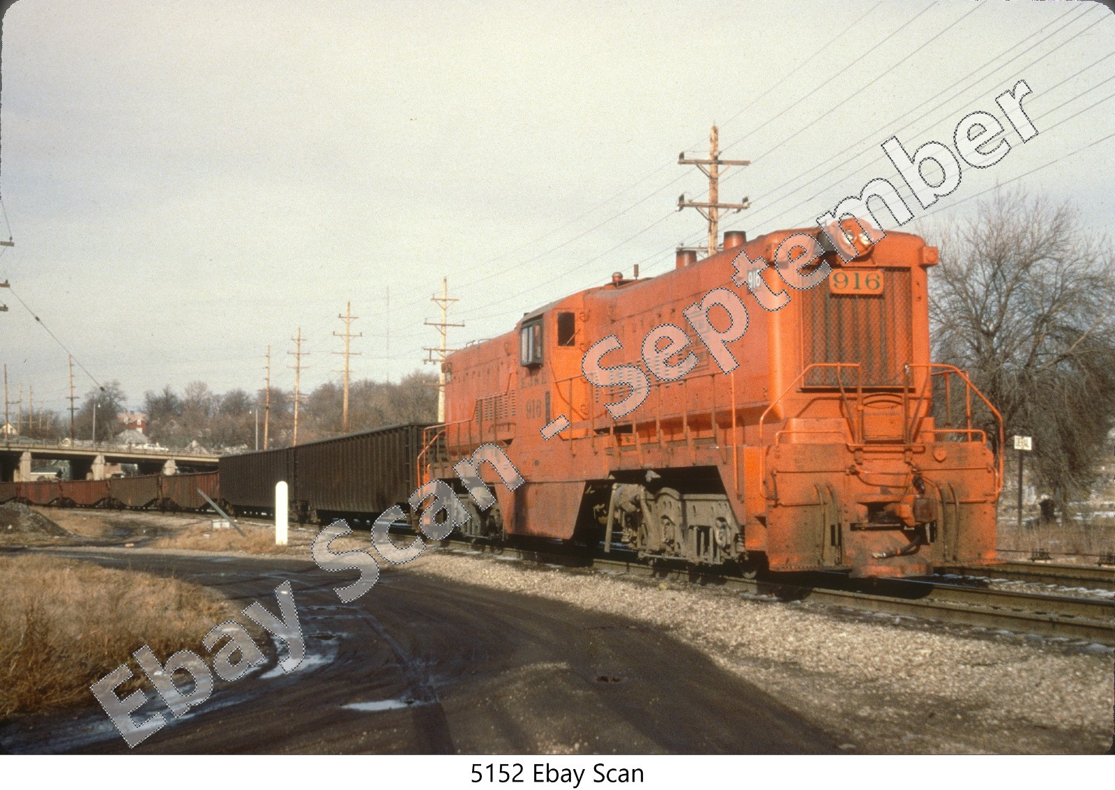 Duplicate Slide-EJ&E (Eglin Joliet Eastern) Baldwin DT6-6-2000 #916 orange Duplicate Slide-EJ&E (Eglin Joliet Eastern) Baldwin DT6-6-2000 #916 orange