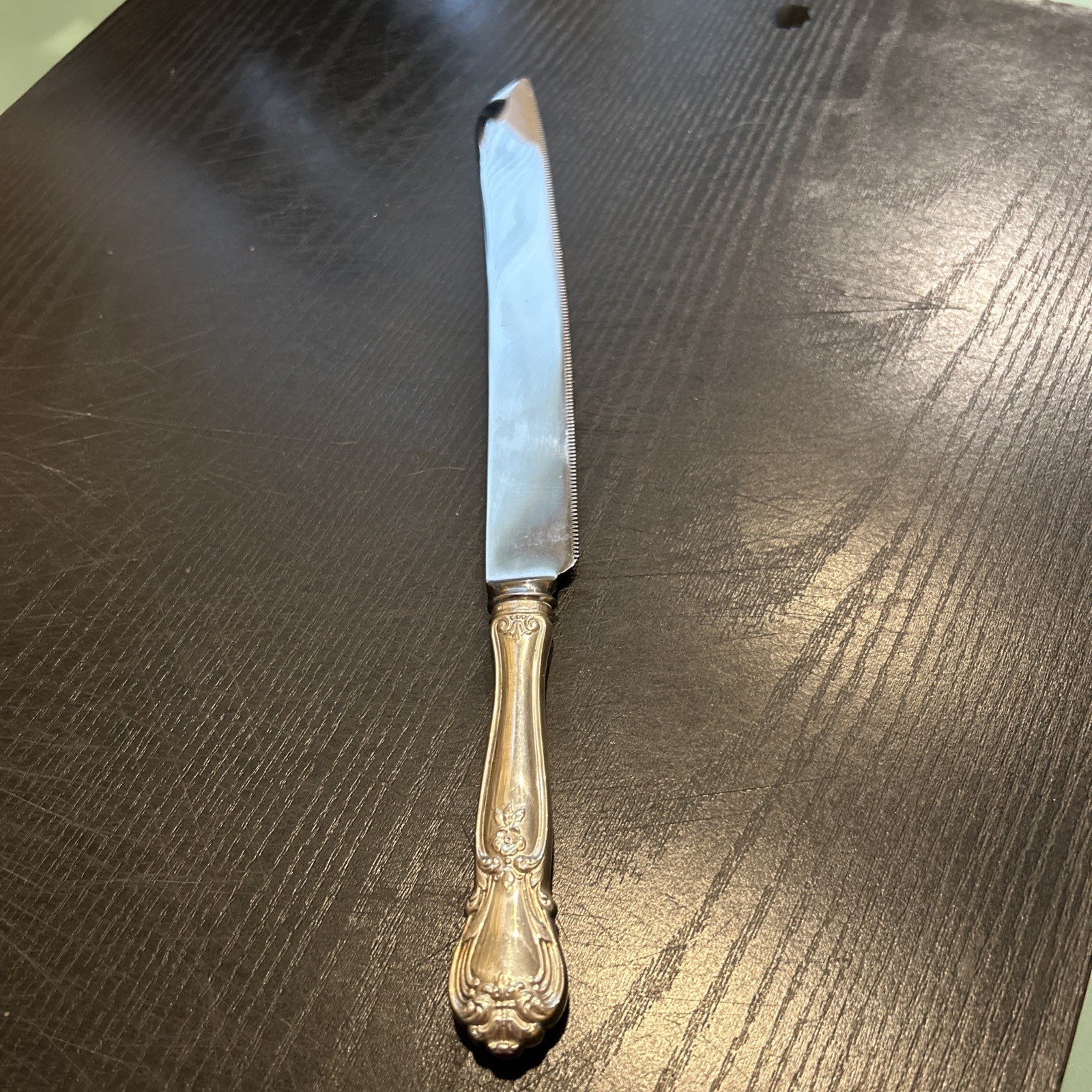 Vintage Sheffield Web Sterling Silver Handle  Bread Knife England