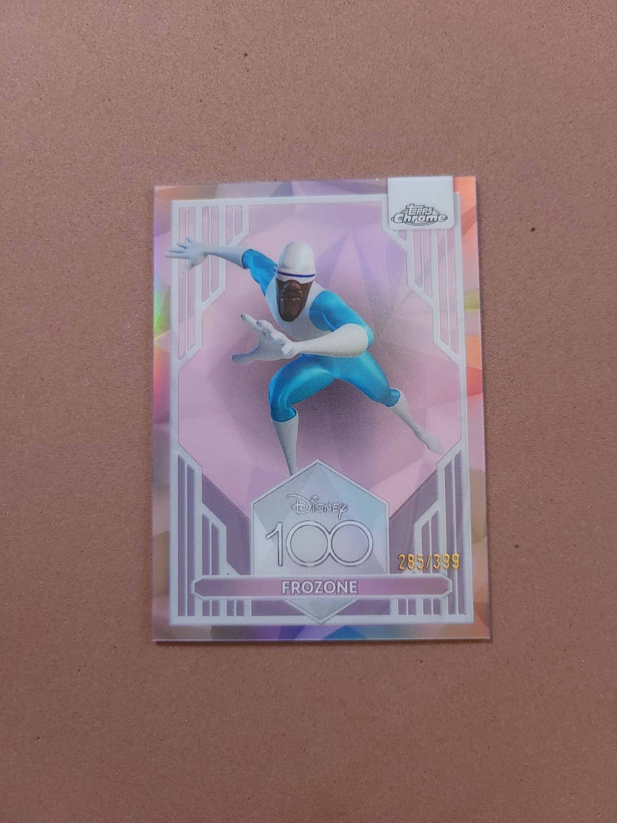 2023 Topps Chrome Disney Frozone #5 Pink Refractor /399
