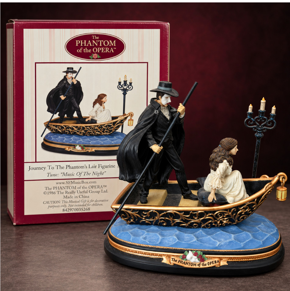 San Francisco Music Box Phantom Opera Journey to Lair Music of Night Boxed