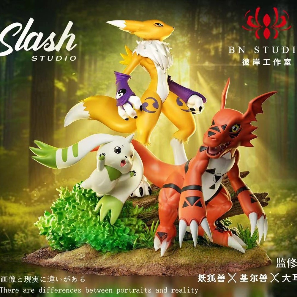 Slash Studio Digimon Guilmon Model Resin Pre-order Terriermon Youkomon H17cm New