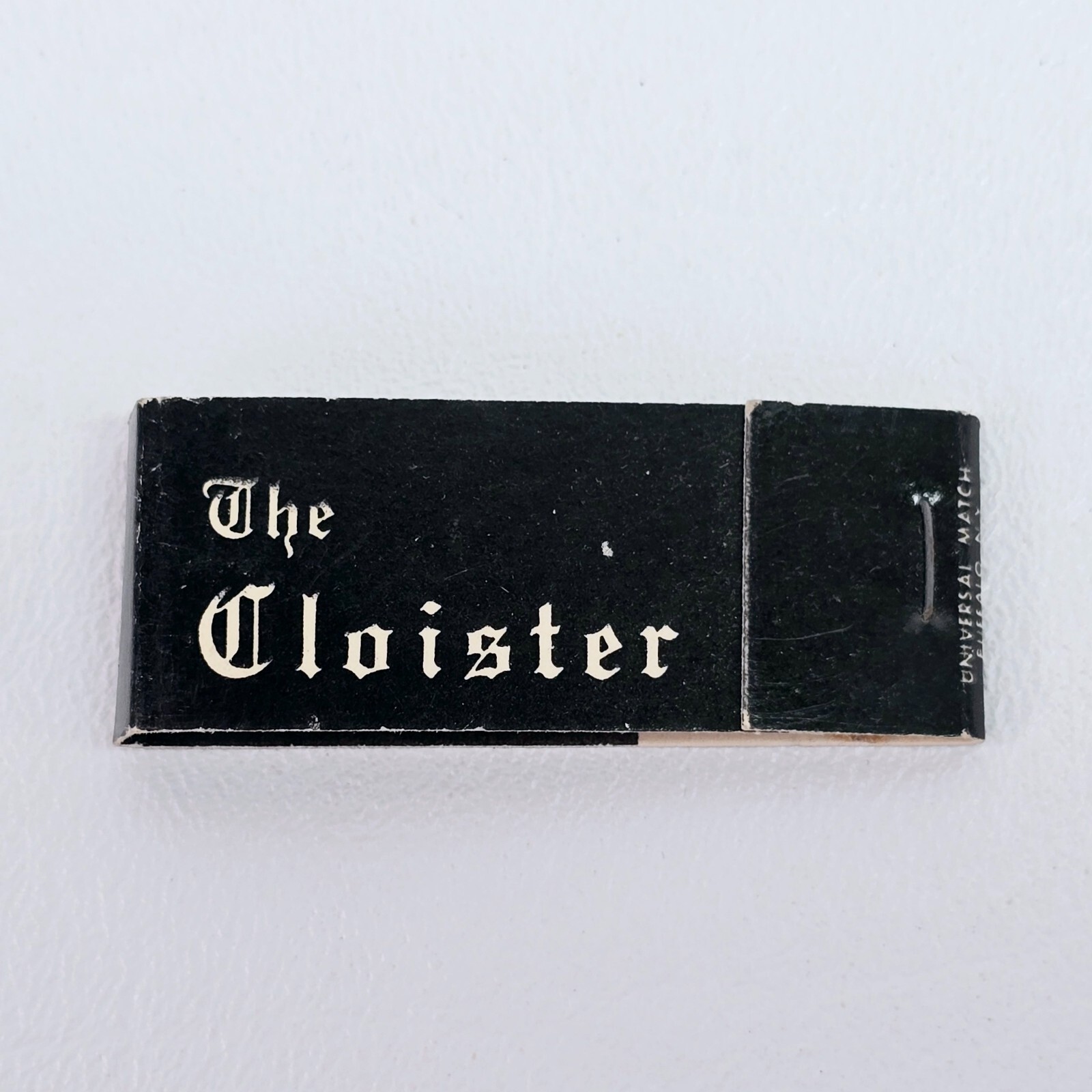 The Cloister Buffalo NY Restaurant Advertising 10 Stick Matchbook - Unstruck