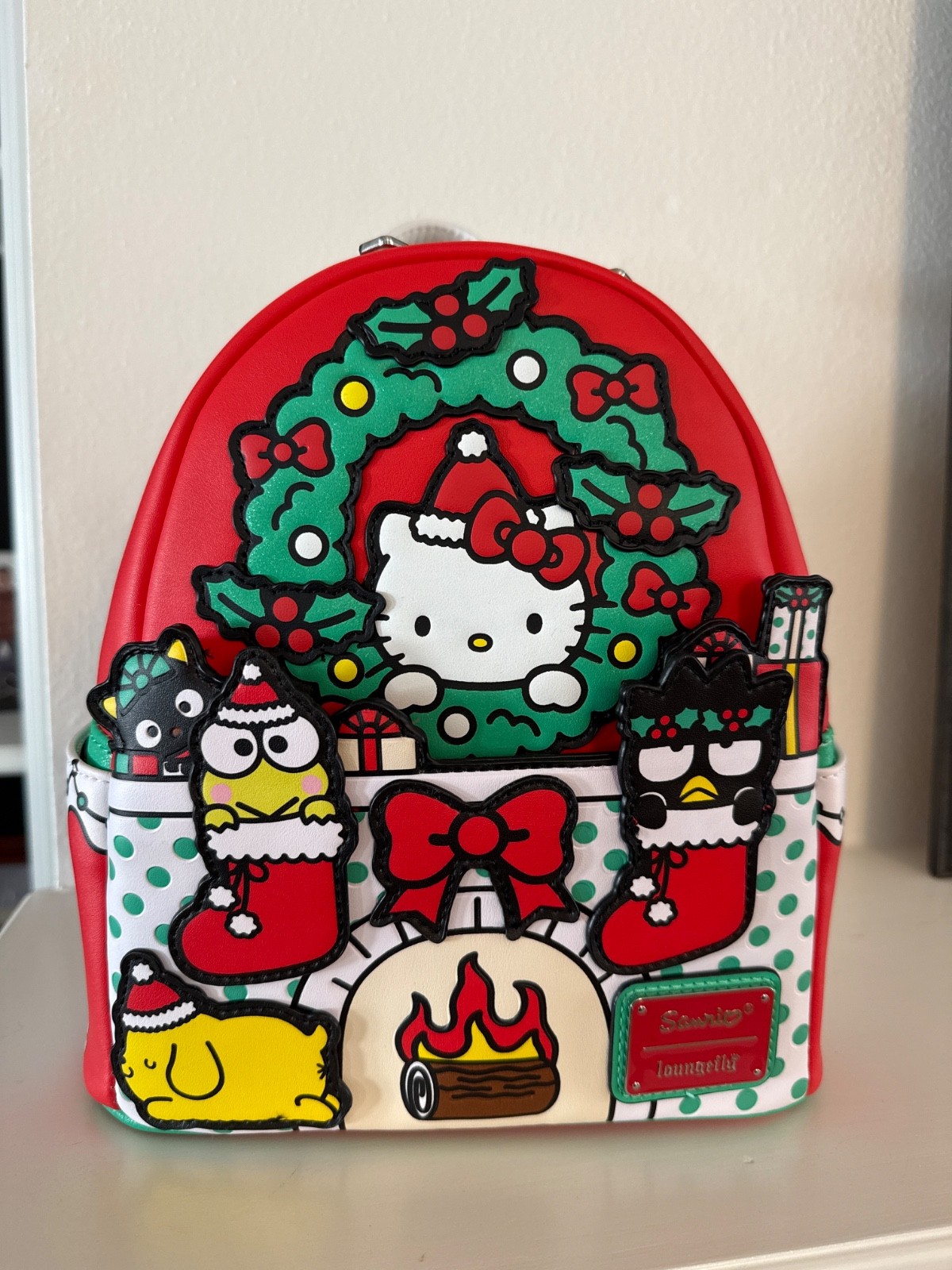 Loungefly Sanrio Hello Kitty & Friends Holiday Fire Place Mini Backpack (NWT) Loungefly Sanrio Hello Kitty & Friends Holiday Fire Place Mini Backpack (NWT)