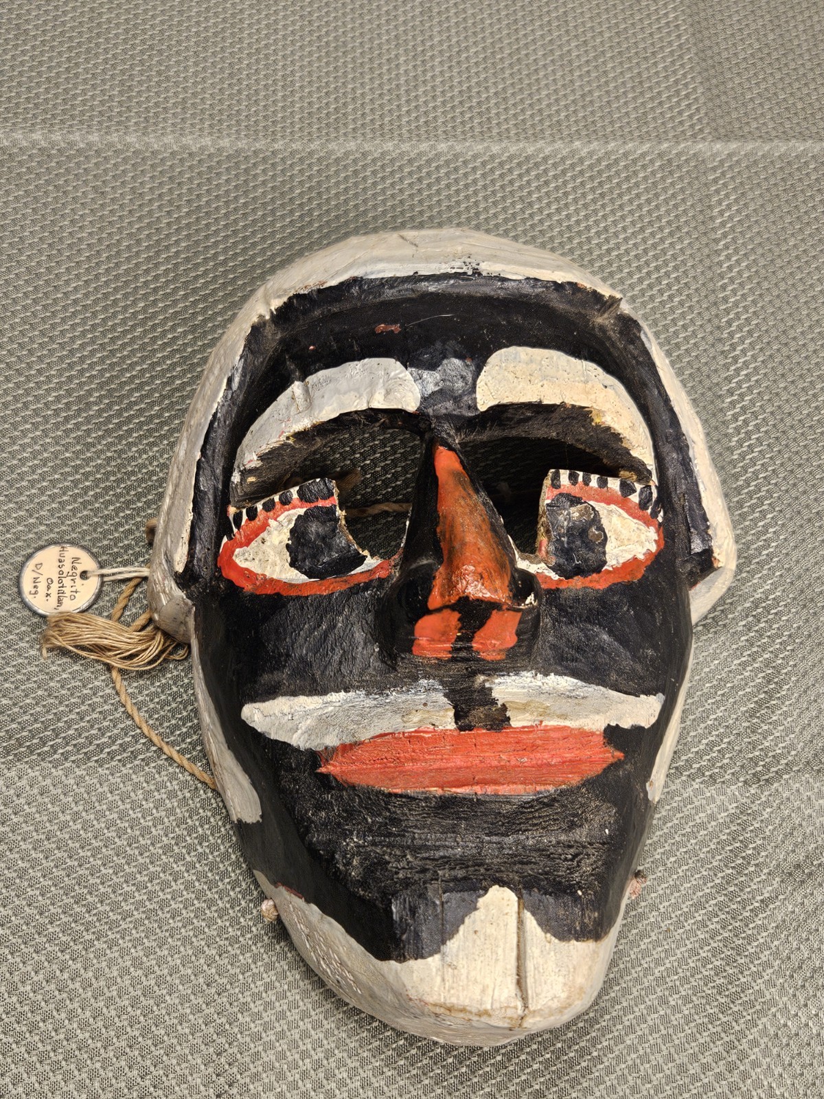 Vtg Handcraved Wooden Mexican Mask 8x5\