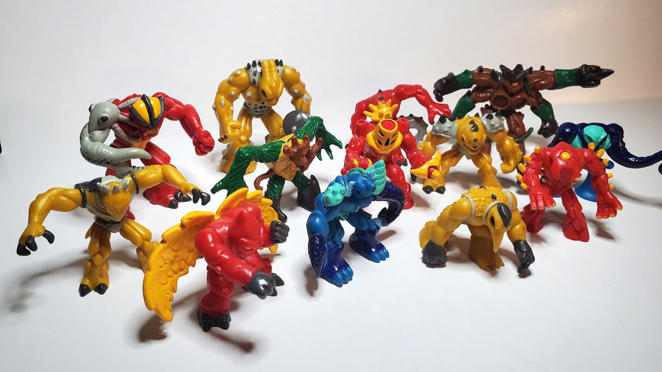 Gormiti by Giochi Preziosi s.p.a. PVC Figure Lot 13 Characters Lords of Nature