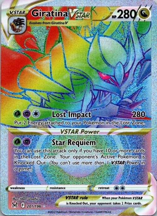 Giratina Vstar 201/196 Lost Origin