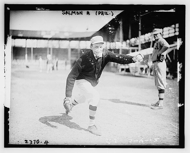 Photo:Pitcher Roger Elliot Salmon,1891-1974,Philadelphia AL (baseball),MLB