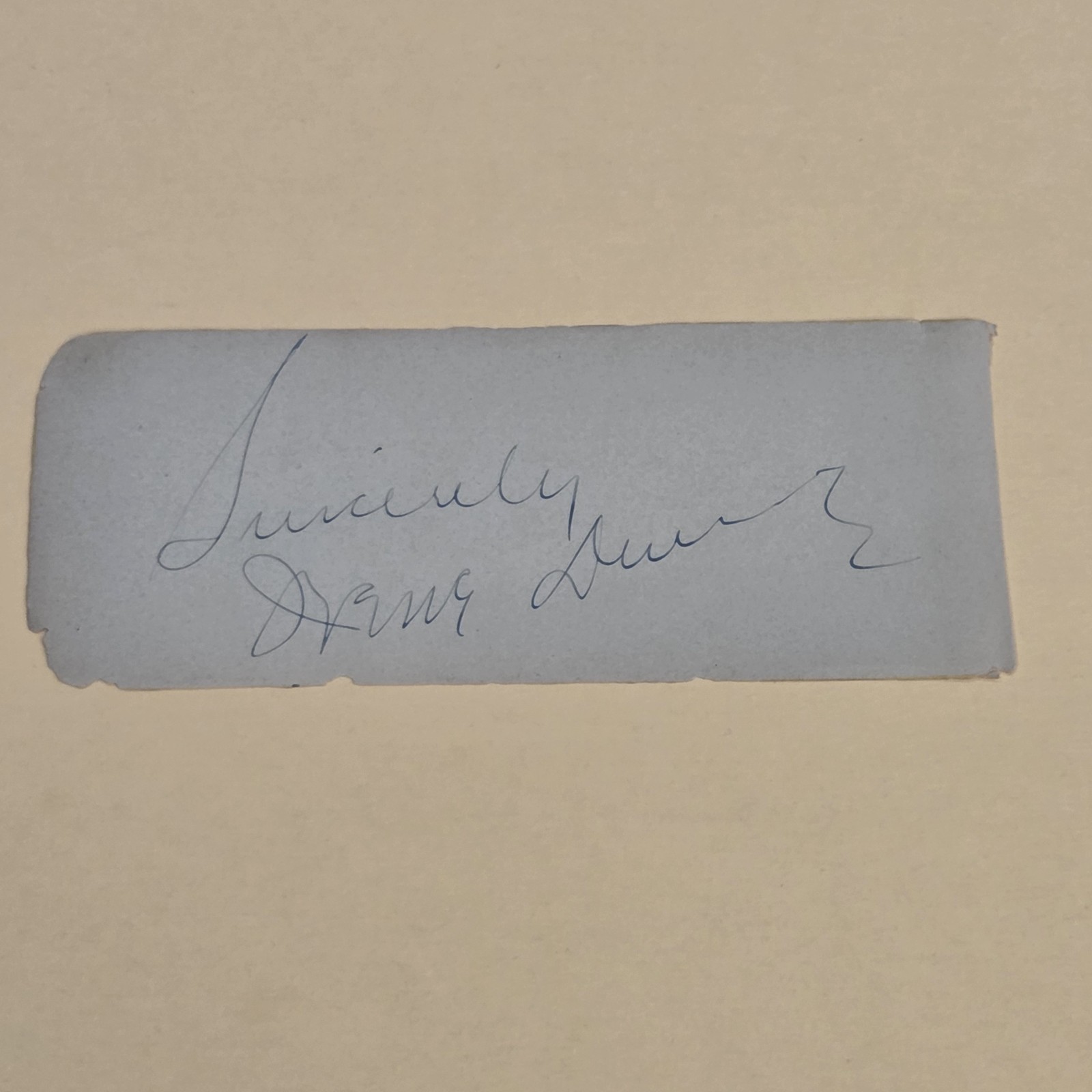 Irene Dunne + Fred MacMurray Vintage Signed Actor Autograph Auto Hollywood