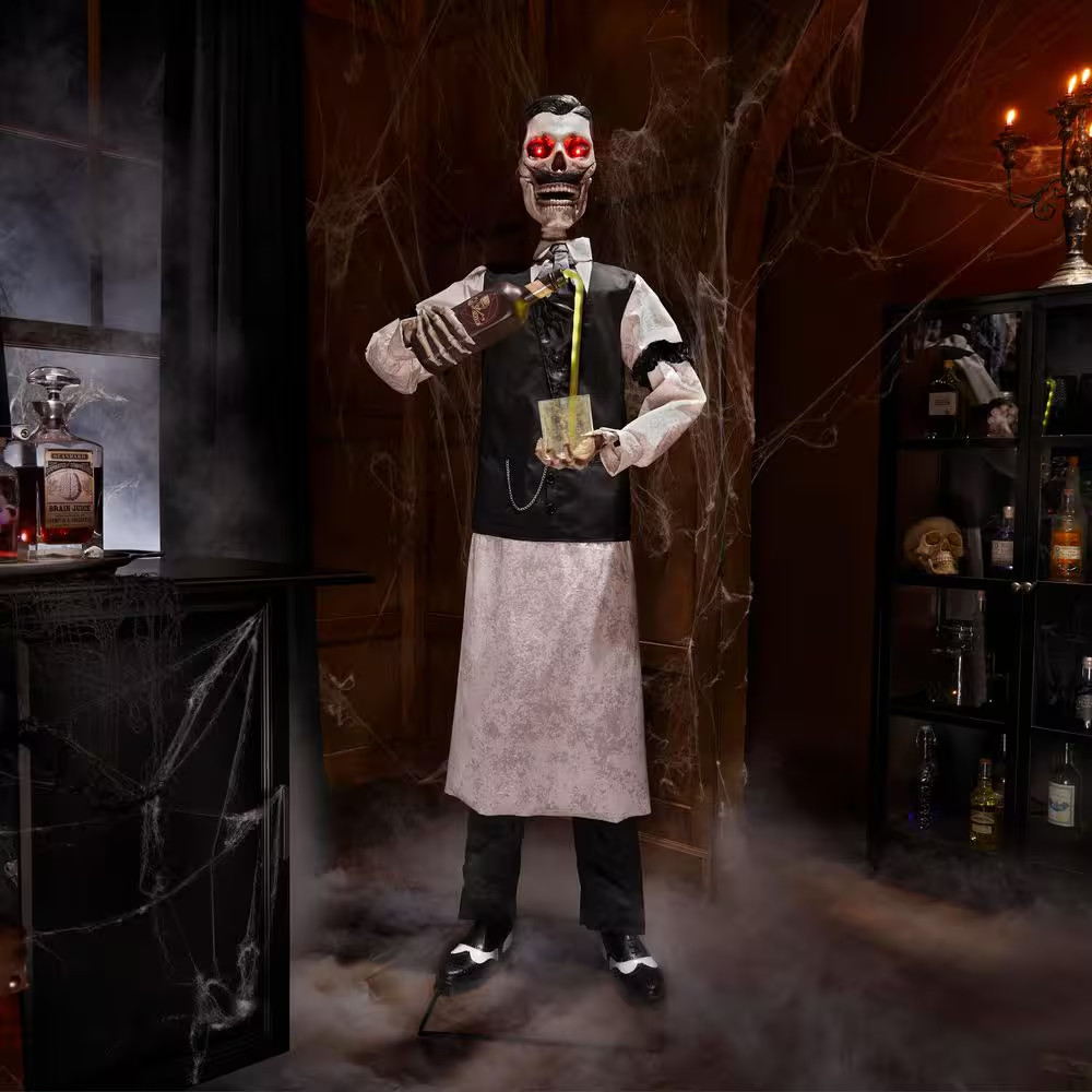 6 FT Grave & Bones Animated LED Dean the Deathologist