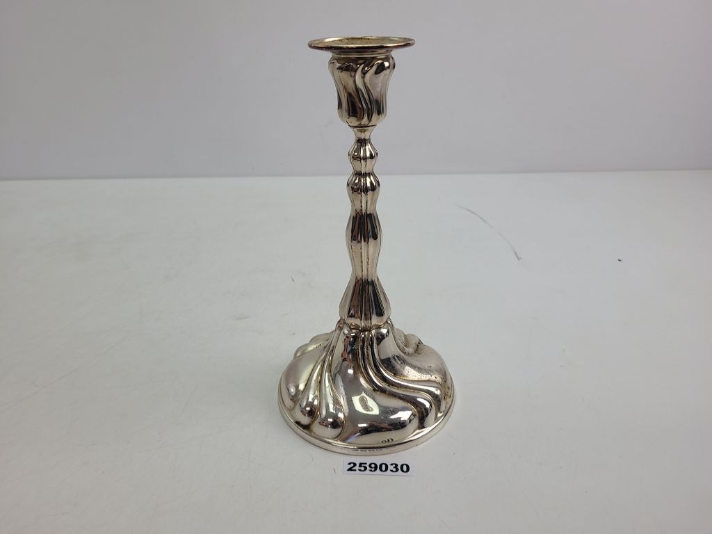 Candle holder Quist W. Germany metal single flame vintage decoration old 22.5 cm #259030