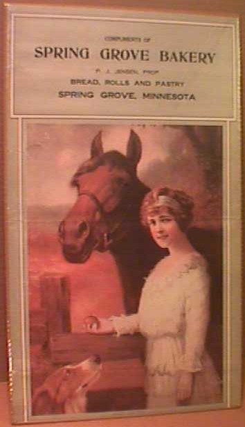 R ATKINSON FOX - BEAUTIFUL LADY & HER HORSE & DOG - WHO\'S JEALOUS - RARE 1920S