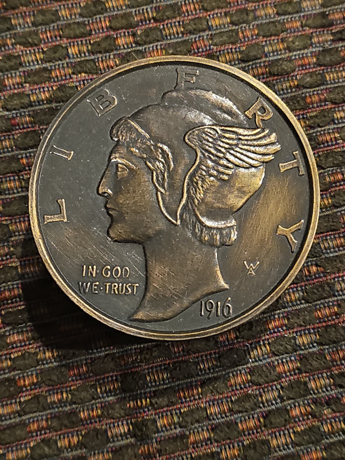 Home Savings & Loan Bank 1916 Mercury Dime Novelty Bank Home Savings & Loan Bank 1916 Mercury Dime Novelty Bank