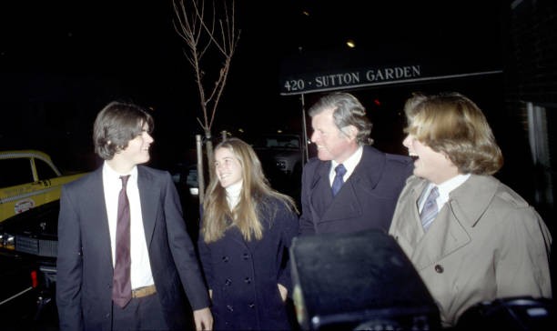 Ted Kennedy Kara Kennedy Ted Kennedy Jr at 21st & 18th Birthday Pa- Old Photo