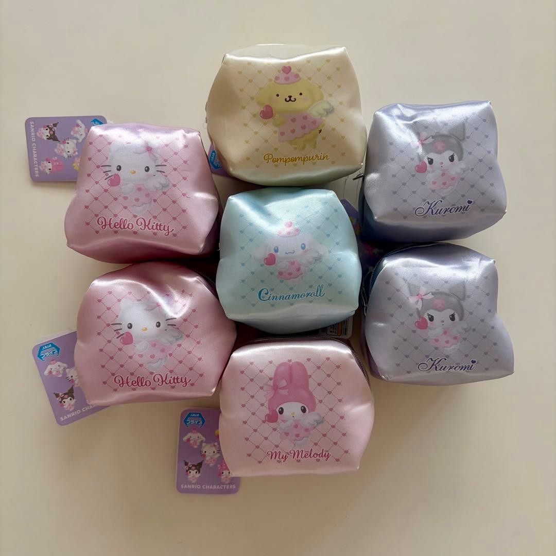 Sanrio Dreaming Angel Mini Character Pouch Set of 7 Complete