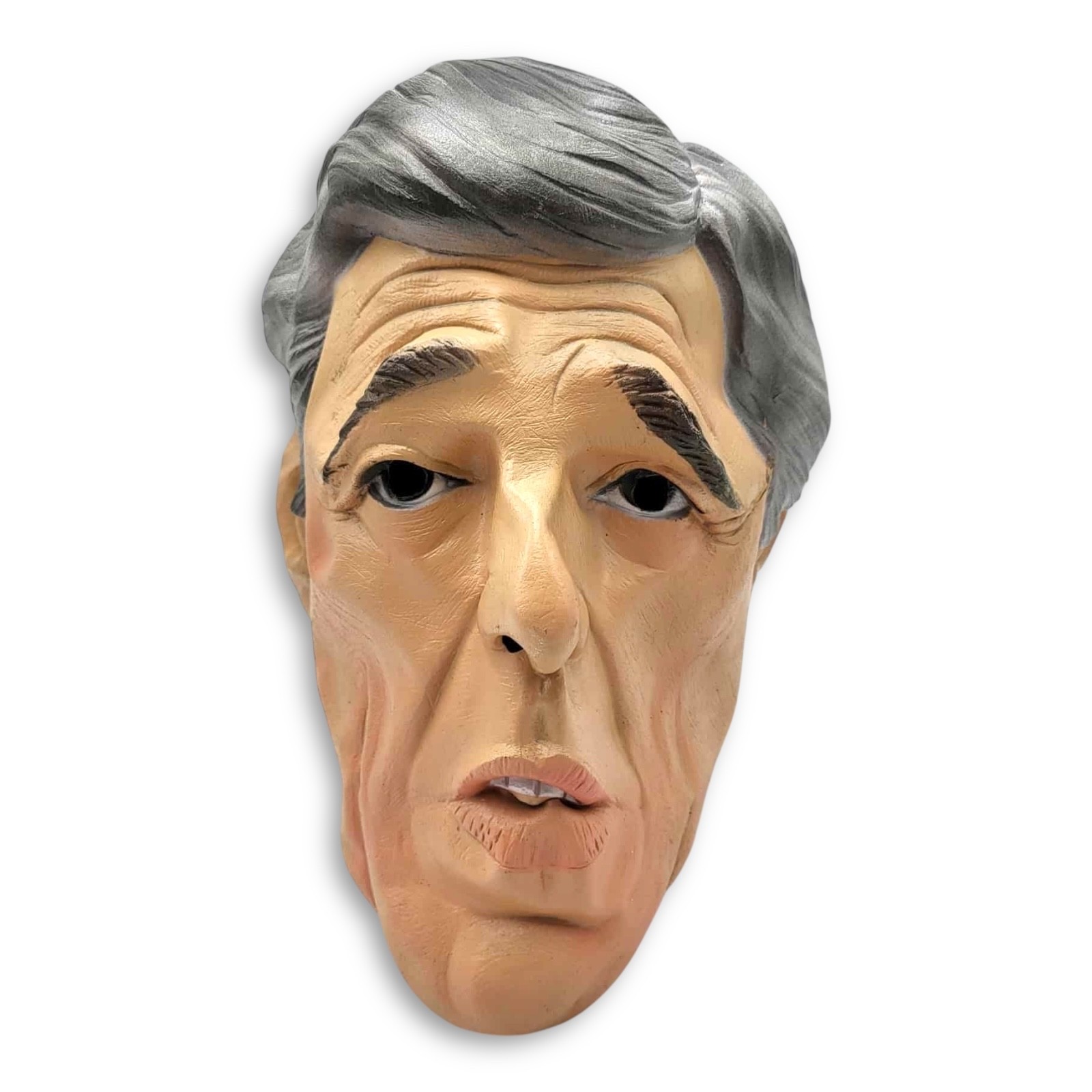 Vintage John Kerry Political Full Face Adult Halloween Mask Cesar 2003