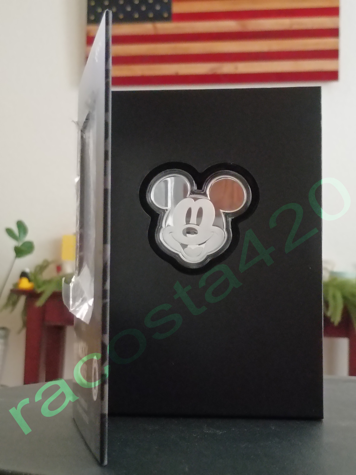 Agoro Disney Mickey Mouse 1/2 Troy oz. .999 Pure Silver CoA Mintage Of 5,000 
